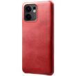 Защитный чехол Deexe Leather Back Cover для OPPO Reno 13 F/FS 5G - Red (377914R)
