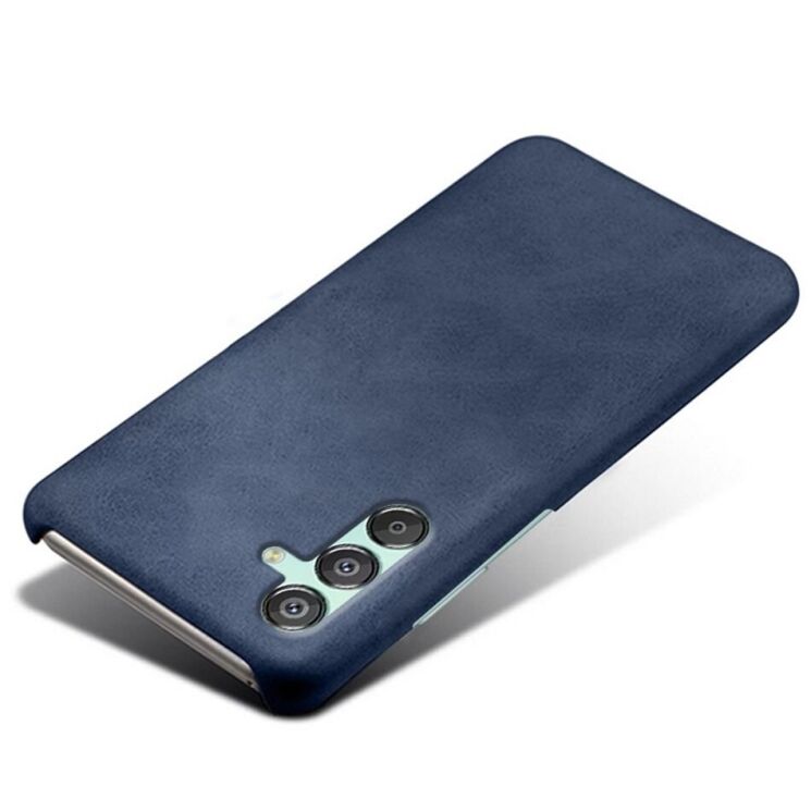 Защитный чехол Deexe Leather Back Cover для Samsung Galaxy M15 (M156) - Blue: фото 2 из 4