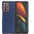 Защитный чехол Deexe Leather Case для Samsung Galaxy Fold 2 - Blue: фото 1 из 4