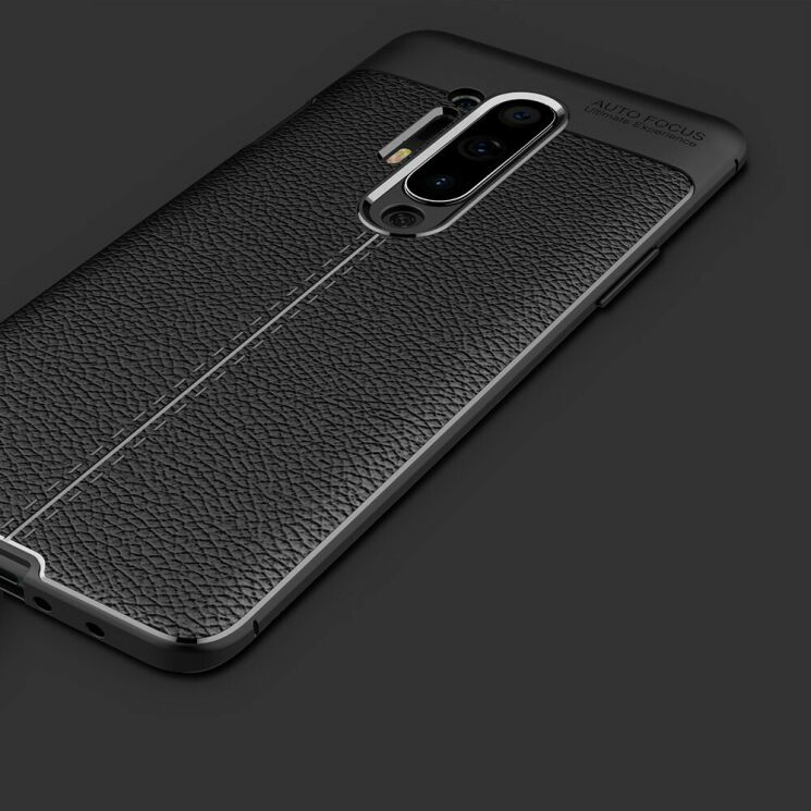 Защитный чехол Deexe Leather Cover для OnePlus 8 Pro - Red: фото 5 из 8