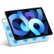 Защитный чехол Deexe Magnetic Case для Apple iPad Air 13 M3/M2 (2025/2024) / iPad Pro 12.9 (2020/2021/2022) - Baby Blue (224846TT). Фото 2 из 7