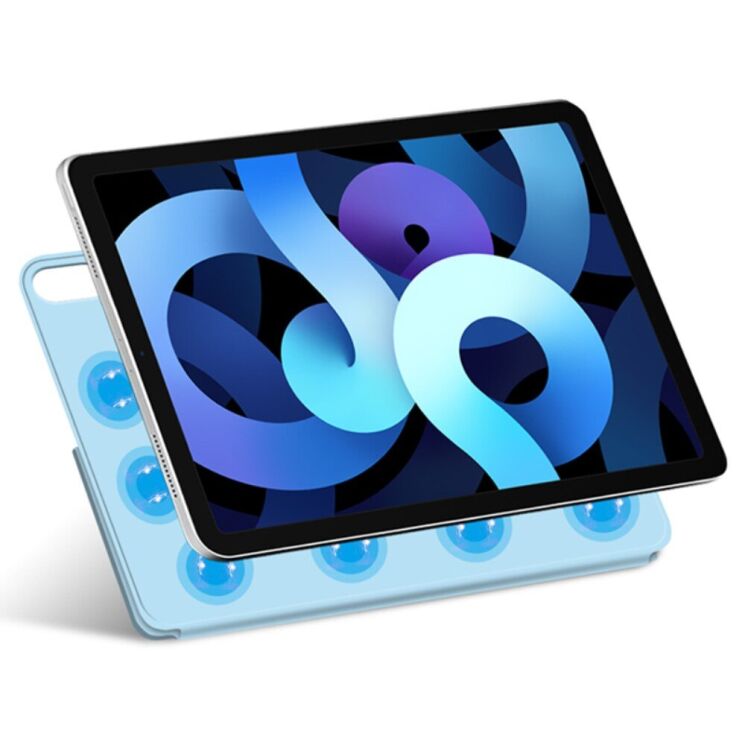 Защитный чехол Deexe Magnetic Case для Apple iPad Air 13 M3/M2 (2025/2024) / iPad Pro 12.9 (2020/2021/2022) - Baby Blue: фото 2 из 7