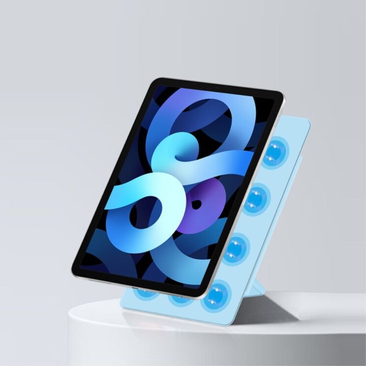 Защитный чехол Deexe Magnetic Case для Apple iPad Air 13 M3/M2 (2025/2024) / iPad Pro 12.9 (2020/2021/2022) - Baby Blue: фото 5 из 7