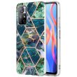 Защитный чехол Deexe Marble Pattern Xiaomi Poco M4 Pro 5G / Redmi Note 11 (Chinese version) - Blue / Green (289462LG)
