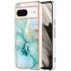 Защитный чехол Deexe Marble Style для Google Pixel 8 - Green (325735G). Фото 1 из 6
