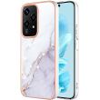 Защитный чехол Deexe Marble Style для Honor 200 Lite - White (363133W)