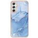 Защитный чехол Deexe Marble Style для Samsung Galaxy A24 (A245) - Blue (322338L). Фото 2 из 8