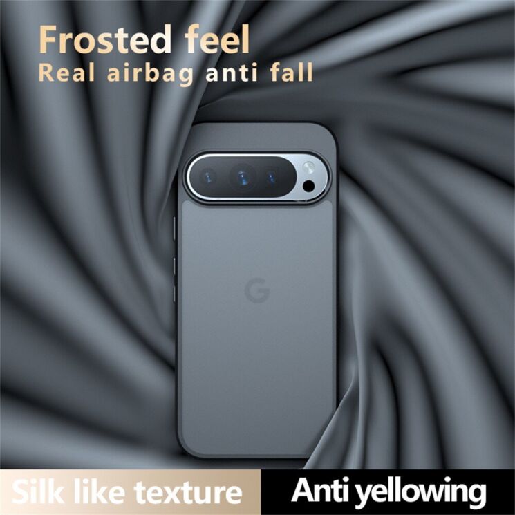 Захисний чохол Deexe Matte Skin для Google Pixel 9 / 9 Pro - Transparent / Black: фото 8 з 12