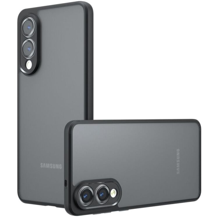 Захисний чохол Deexe Matte Skin для Samsung Galaxy S25 Edge (S937) - Black: фото 1 з 10
