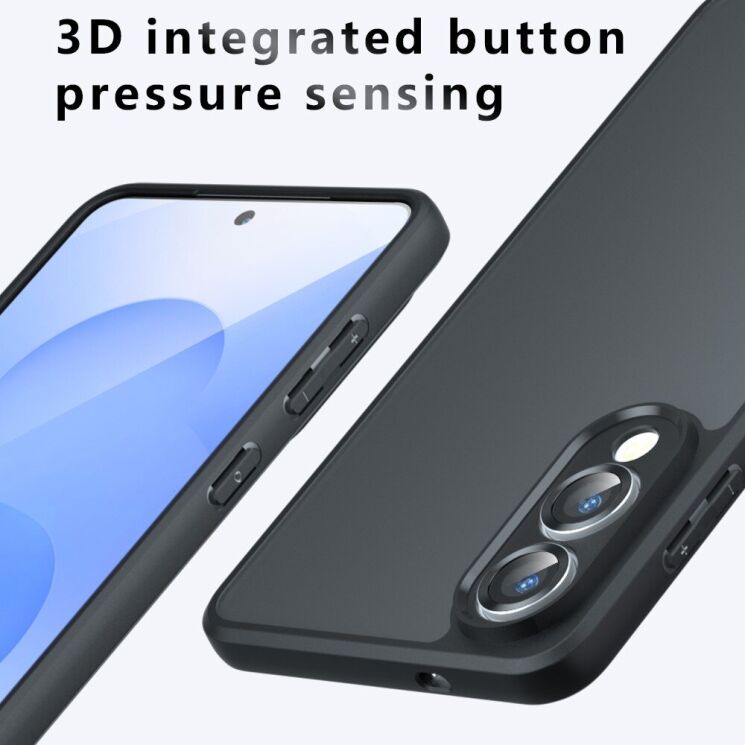 Захисний чохол Deexe Matte Skin для Samsung Galaxy S25 Edge (S937) - Black: фото 10 з 10