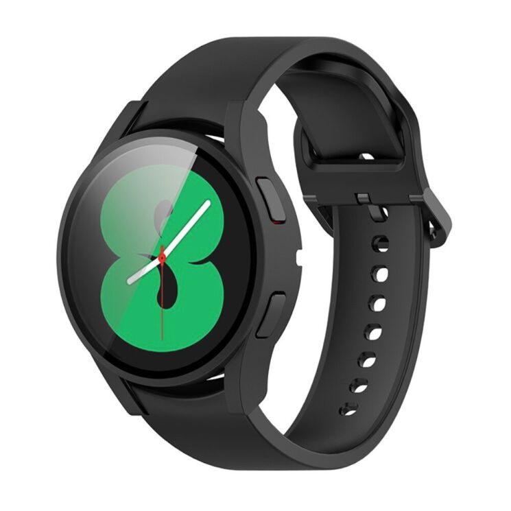Защитный чехол Deexe Protective Frame для Samsung Galaxy Watch 4 (40mm) - Black: фото 3 из 6