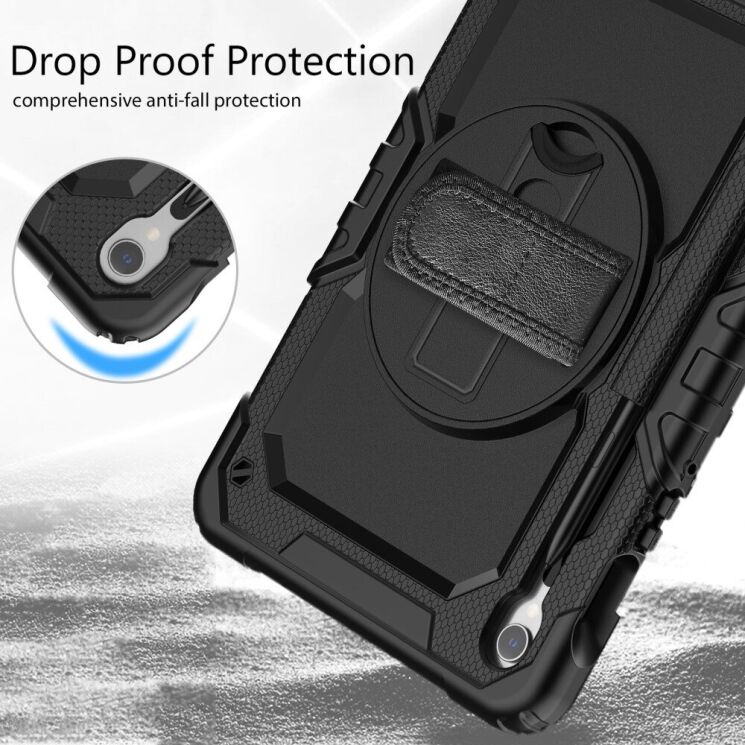 Защитный чехол Deexe Shockproof Case для Samsung Galaxy Tab S9 FE (X510/516) / Tab S10 FE (X520/526) - Black: фото 9 из 9