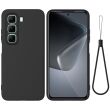 Защитный чехол Deexe Silicone Case для Infinix Hot 50 Pro Plus - Black (376204B)