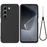 Защитный чехол Deexe Silicone Case для Infinix Hot 50 Pro Plus - Black: фото 1 из 8