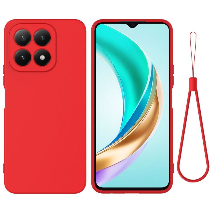 Силиконовый (TPU) чехол Deexe Silicone Case для Xiaomi 17 - Red: фото 1 из 8