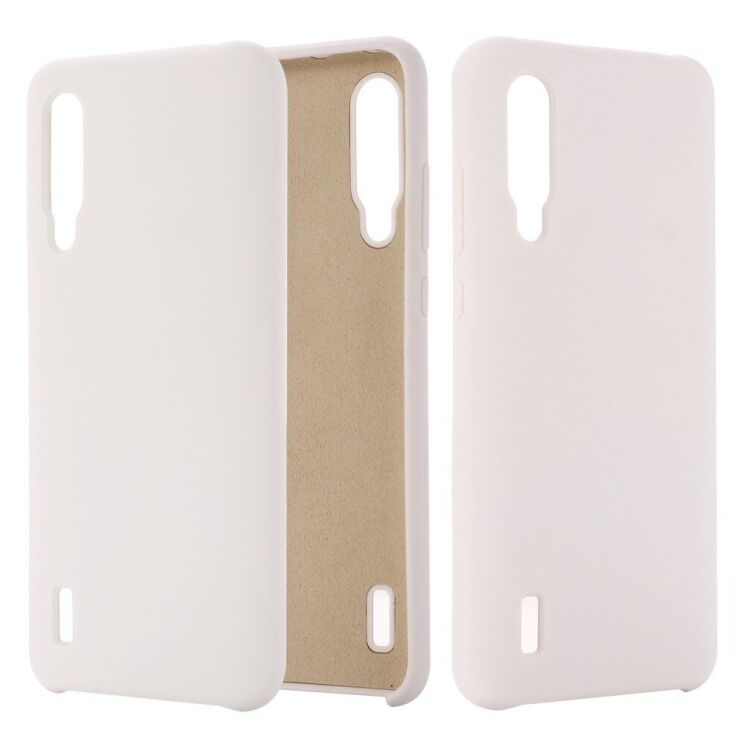 Силіконовий (TPU) чохол Deexe Silicone Case для Xiaomi Mi 9 Lite / Mi CC9 - White: фото 1 з 6