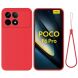 Защитный чехол Deexe Silicone Case для Xiaomi Poco F6 Pro - Red (354909R). Фото 1 из 8
