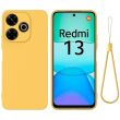 Защитный чехол Deexe Silicone Case для Xiaomi Redmi 13 - Yellow (358904Y)
