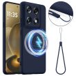 Защитный чехол Deexe Silicone Case with MagSafe для Motorola Signature - Dark Blue (407614DB)