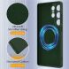 Защитный чехол Deexe Silicone Case with MagSafe для Samsung Galaxy S25 Ultra (S938) - Dark Blue (379511DB). Фото 8 из 9