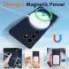 Защитный чехол Deexe Silicone Case with MagSafe для Samsung Galaxy S25 Ultra (S938) - Dark Blue (379511DB). Фото 4 из 9