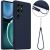 Защитный чехол Deexe Silicone Case with MagSafe для Samsung Galaxy S25 Ultra (S938) - Dark Blue: фото 1 из 9