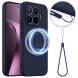 Защитный чехол Deexe Silicone Case with MagSafe для Xiaomi 17T - Dark Blue (408842DB). Фото 1 из 9
