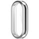 Защитный чехол Deexe Silicone Frame для Xiaomi Mi Smart Band 8 / 9 - Silver (326044S). Фото 5 из 8