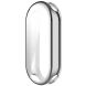 Защитный чехол Deexe Silicone Frame для Xiaomi Mi Smart Band 8 / 9 - Silver (326044S). Фото 4 из 8