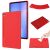 Захисний чохол Deexe Silicone Shell для Samsung Galaxy Tab S10 FE Plus - Red: фото 1 з 8