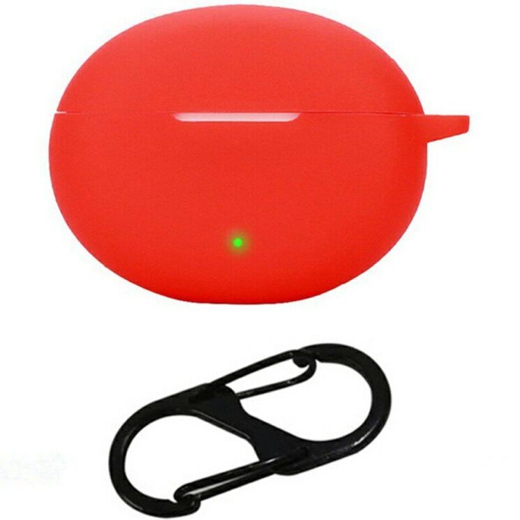 Захисний чохол Deexe Silicone Sleeve для OPPO Enco Air 4 - Red: фото 1 з 8