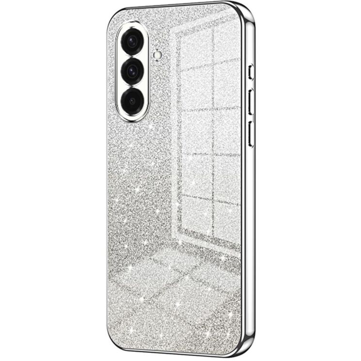 Защитный чехол Deexe Sparkles Cover для Samsung Galaxy A36 (A366) - Silver: фото 1 из 7