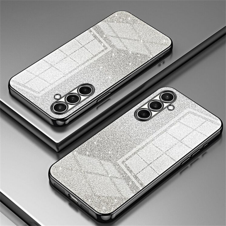 Захисний чохол Deexe Sparkles Cover для Samsung Galaxy A57 (A576) - Black: фото 2 з 7