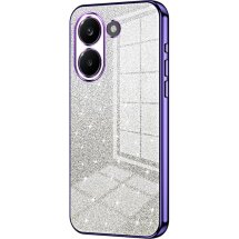 Защитный чехол Deexe Sparkles Cover для Xiaomi Poco X8 Pro - Purple: фото 1 из 7