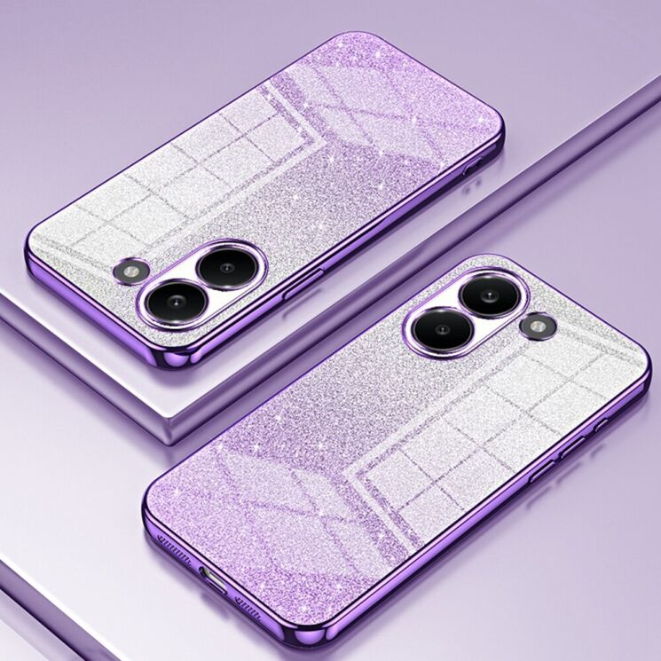 Защитный чехол Deexe Sparkles Cover для Xiaomi Poco X8 Pro - Purple: фото 2 из 7