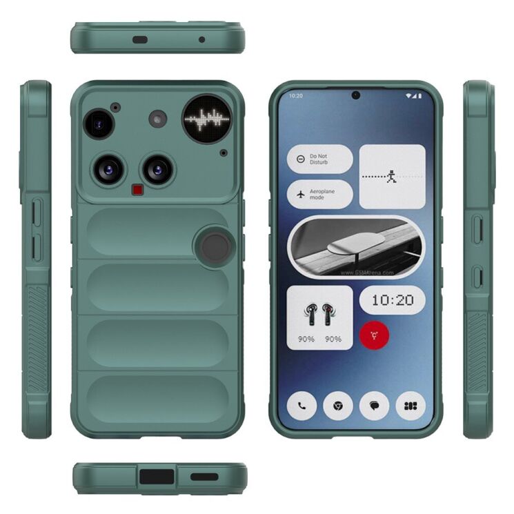 Защитный чехол Deexe Terra Case для Nothing Phone (3) - Green: фото 5 из 6