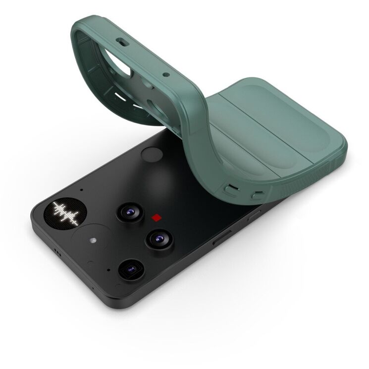 Защитный чехол Deexe Terra Case для Nothing Phone (3) - Green: фото 2 из 6