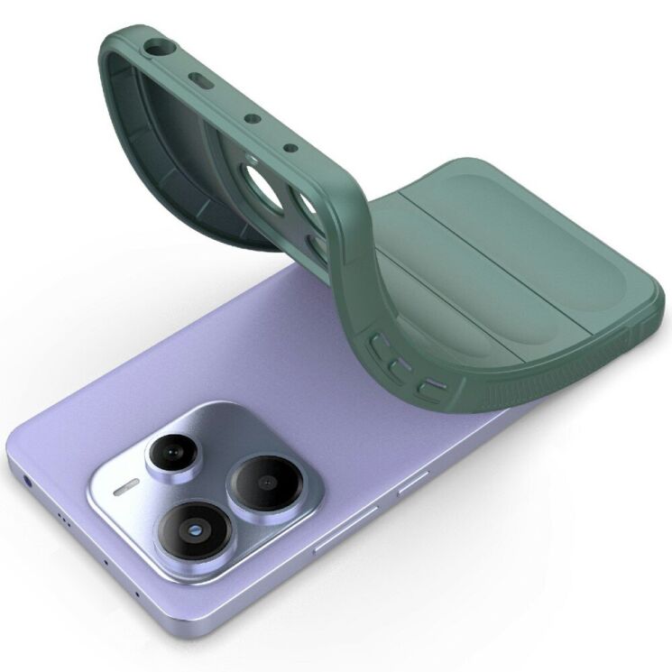 Защитный чехол Deexe Terra Case для Xiaomi Redmi Note 14 5G - Green: фото 5 из 10