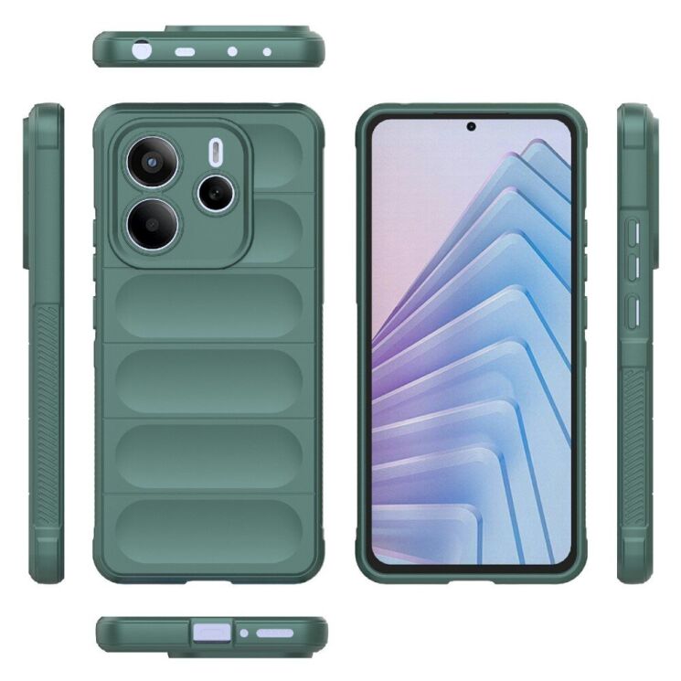 Защитный чехол Deexe Terra Case для Xiaomi Redmi Note 14 5G - Green: фото 6 из 10
