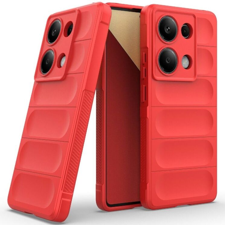 Защитный чехол Deexe Terra Case для Xiaomi Redmi Note 14S - Red: фото 2 из 6