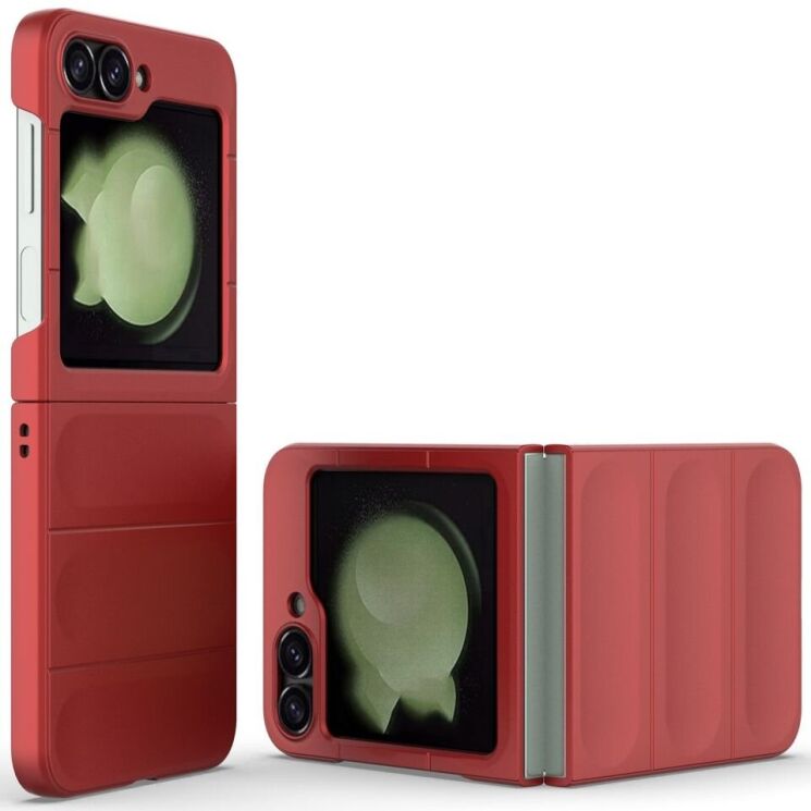 Защитный чехол Deexe Terra Case (FF) для Samsung Galaxy Flip 6 - Red: фото 1 из 9