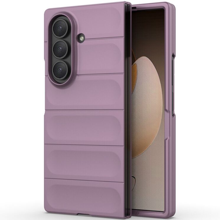 Защитный чехол Deexe Terra Case (FF) для Samsung Galaxy Fold 7 - Light Purple: фото 3 из 7