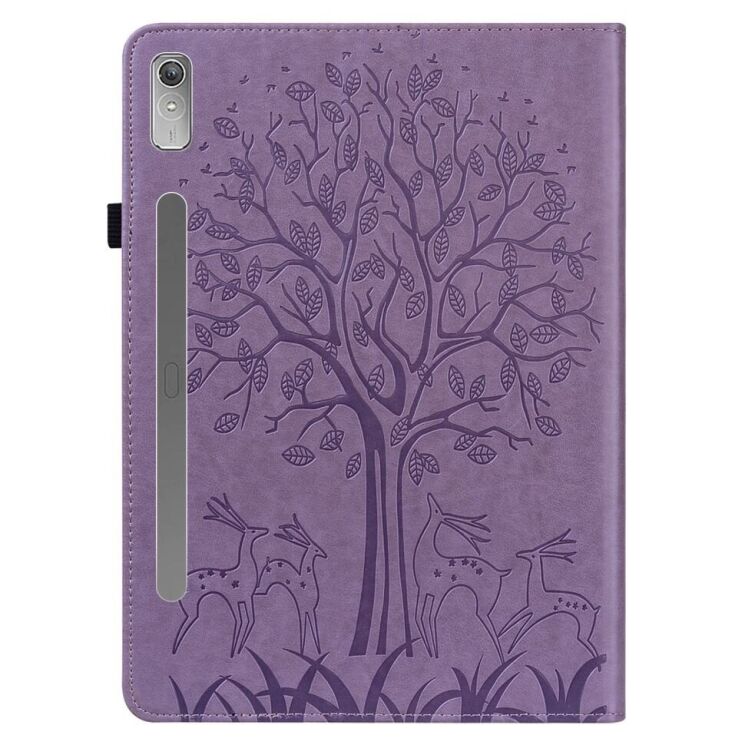Защитный чехол Deexe Tree Print для Lenovo Tab P11 Pro Gen 2 - Purple: фото 5 из 11