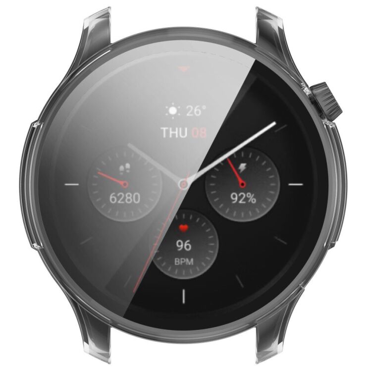 Защитный чехол Deexe Watch Case для Xiaomi Amazfit GTR 4 - Transparent: фото 4 из 8