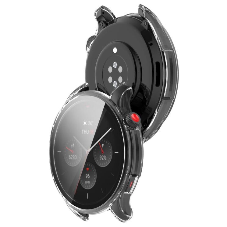 Защитный чехол Deexe Watch Case для Xiaomi Amazfit GTR 4 - Transparent: фото 7 из 8