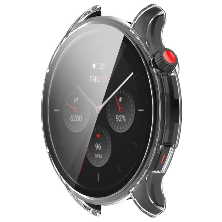 Защитный чехол Deexe Watch Case для Xiaomi Amazfit GTR 4 - Transparent: фото 6 из 8