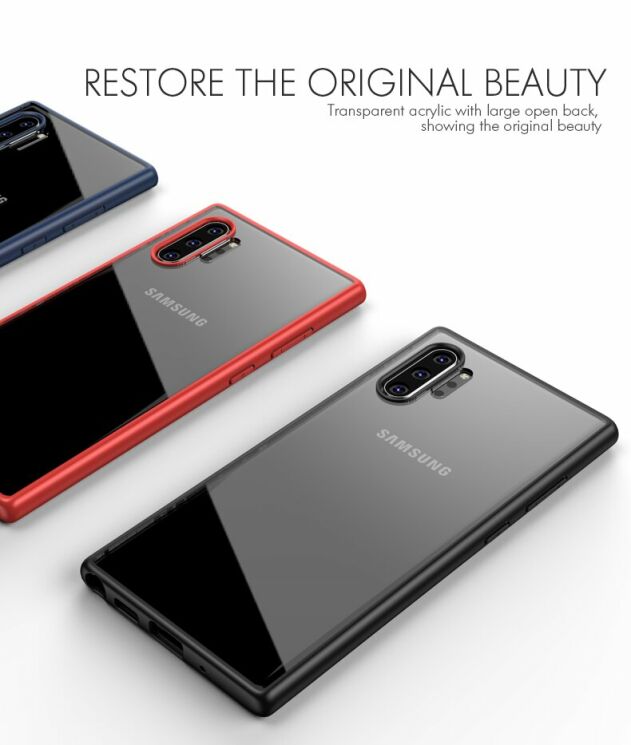 Захисний чохол для IPAKY Clear BackCover Samsung Galaxy Note 10+ (N975) - Black: фото 3 з 8