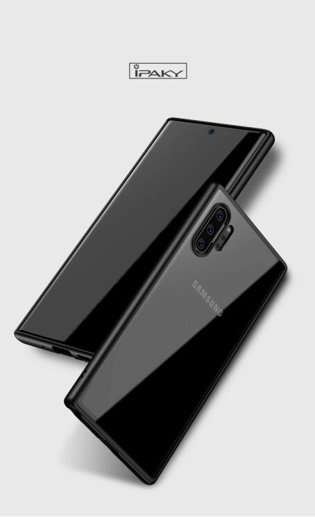 Захисний чохол для IPAKY Clear BackCover Samsung Galaxy Note 10+ (N975) - Black: фото 2 з 8