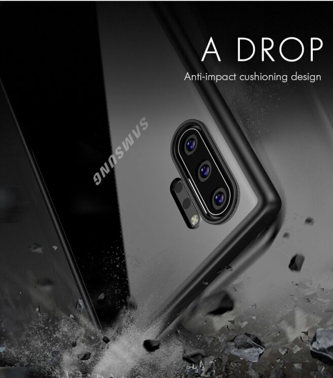 Захисний чохол для IPAKY Clear BackCover Samsung Galaxy Note 10+ (N975) - Black: фото 6 з 8