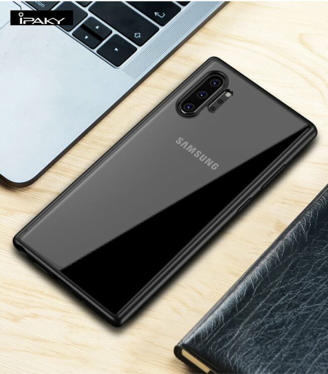 Захисний чохол для IPAKY Clear BackCover Samsung Galaxy Note 10+ (N975) - Black: фото 5 з 8
